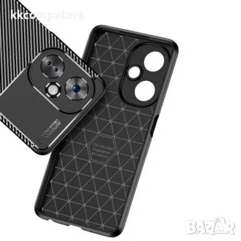 OnePlus Nord CE 3 Lite Удароустойчив Carbon Fiber Калъф и Протектор, снимка 3 - Резервни части за телефони - 53365594