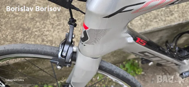 карбонов шосеен велосипед Scott foil ultegra di2 2х10. Размер 54., снимка 6 - Велосипеди - 50348522