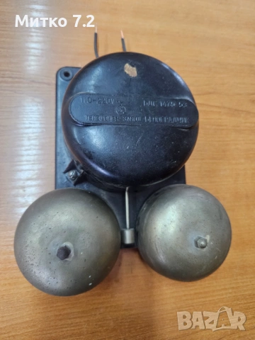 Стар ел. звънец, снимка 5 - Антикварни и старинни предмети - 53495650