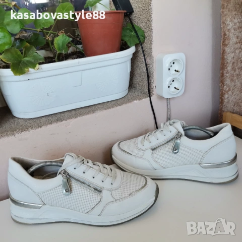 Маратонки Remonte Естествена кожа 39.5н., снимка 5 - Маратонки - 53650576