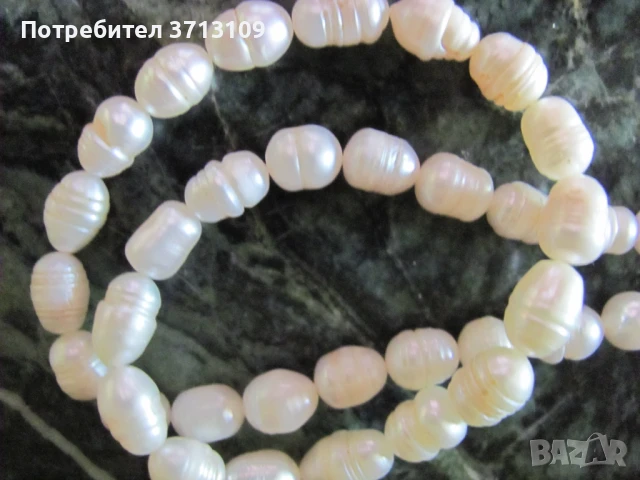 Дамско колие от естествени перли, снимка 2 - Колиета, медальони, синджири - 51127606