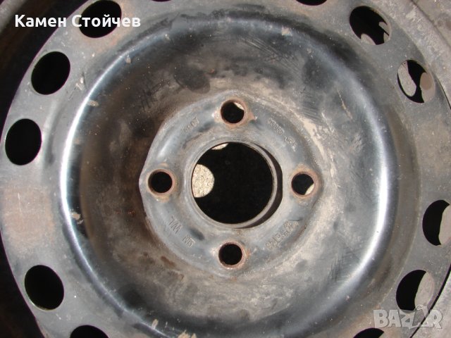 Стоманени джанти от Мазда 323F BJ 15", снимка 2 - Части - 41756223