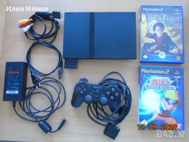Sony PlayStation 2 Slim с Free McBoot и 2 игри