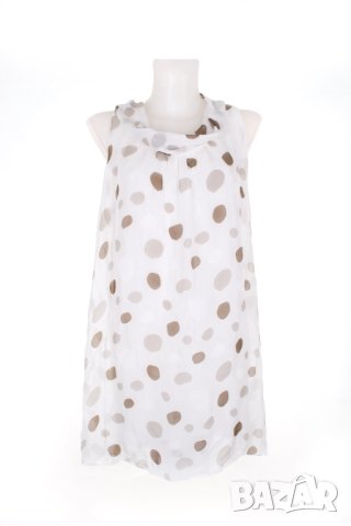 Ефирна къса рокля в цвят крем Anna Morellini - L, снимка 3 - Рокли - 42591026