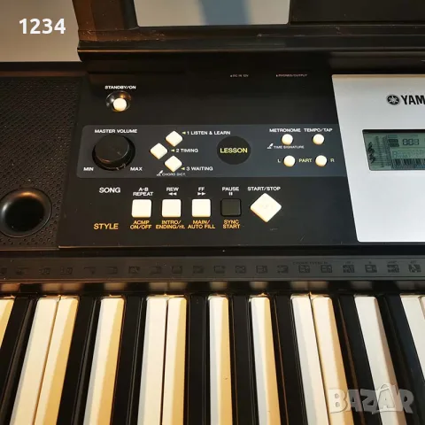 Синтезатор клавир пиано YAMAHA PSR E-223 с 5 октави, снимка 4 - Синтезатори - 55949284