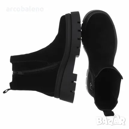 Дамски боти Челси от естествена кожа, 3цвята , снимка 7 - Дамски боти - 48158075