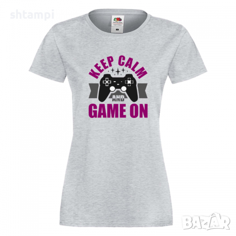 Дамска тениска Keep Calm And Game On