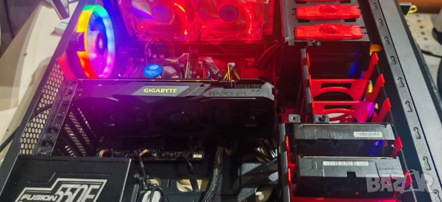 Продавам Геймърско PC I5 10400F/16Gb/256Gb SSD+1.25Tb HDD/Gigabyte Trio 1660 Super, снимка 11 - Геймърски - 53598493