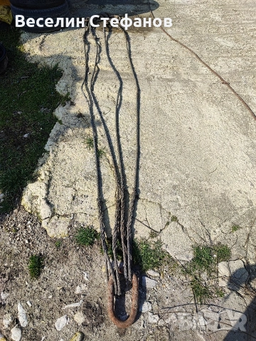 сапан със стоманени въжета sling с куки