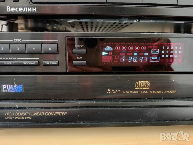 CD (5 disk multi play) SONY CDP-C315  			