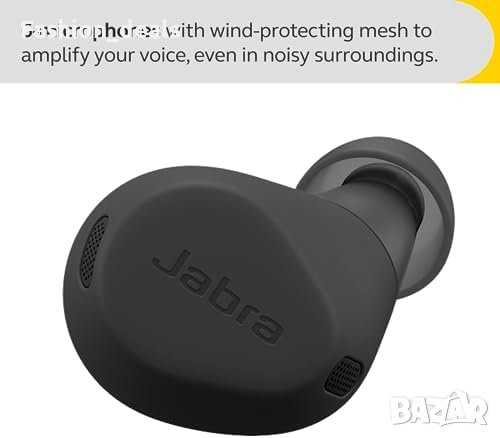 Тъмно сиви слушалки Jabra Elite 8 Earbuds: Адаптивен ANC, сигурно прилягане, 32-часова батерия 