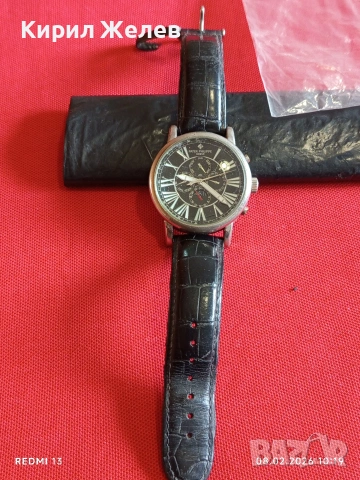 Фешън модел мъжки часовник PATEK PHILIPPE с кожена каишка 44203, снимка 5 - Мъжки - 53399313