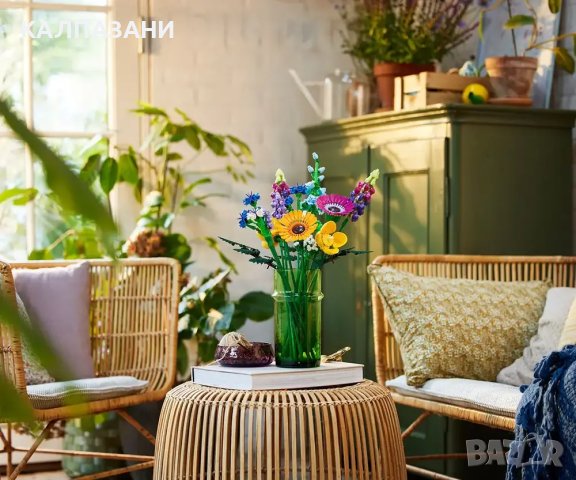 LEGO® Icons 10313 - Букет диви цветя - Wildflower Bouquet, снимка 14 - Конструктори - 44191887