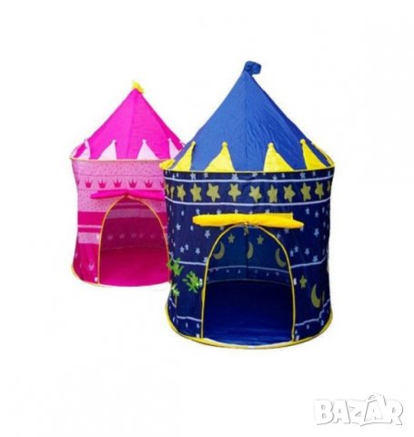 Детска палатка замък/розова и синя, снимка 6 - Други - 34256504