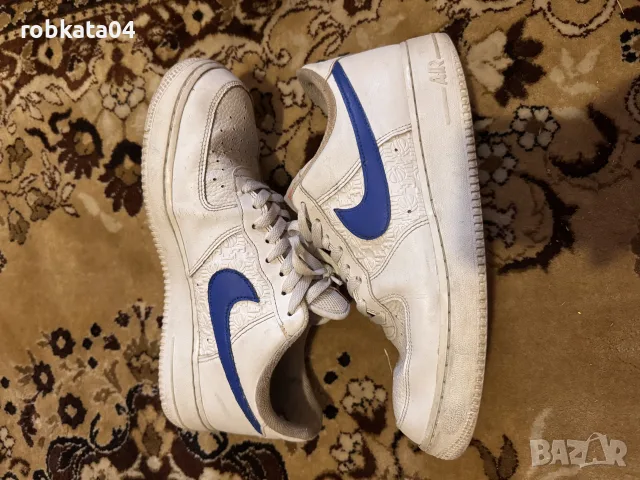 Nike Air Force 1 White/Blue – 44 номер – Оригинални