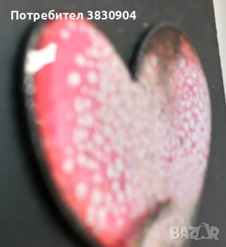 Декоративни мини пана с релефни сърца, снимка 5 - Декорация за дома - 42115678