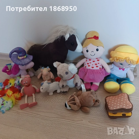 Голям лот плюшени играчки 