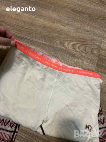 Дамско ! Kari Traa Lokke  100% MERINO WOOL Base Layer Thermal Pant's , L размер, снимка 7 - Клинове - 53029391