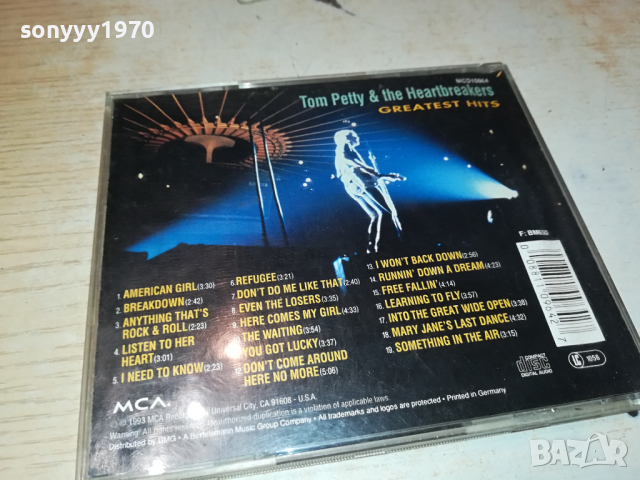 TOM PETTY & THE HEARTBREAKERS CD 0803241024, снимка 11 - CD дискове - 44665913