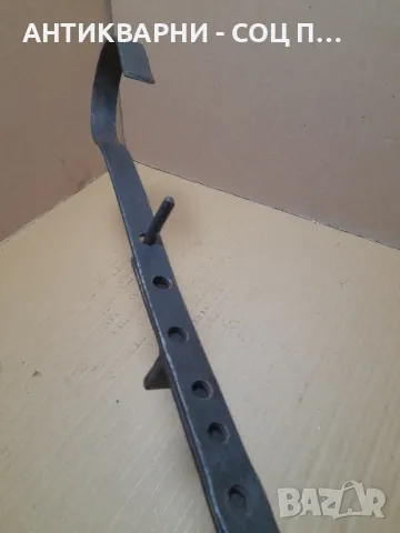 Соц Стара Ръчно Кована Кука За Закачане На Менци Араний., снимка 10 - Антикварни и старинни предмети - 48935559