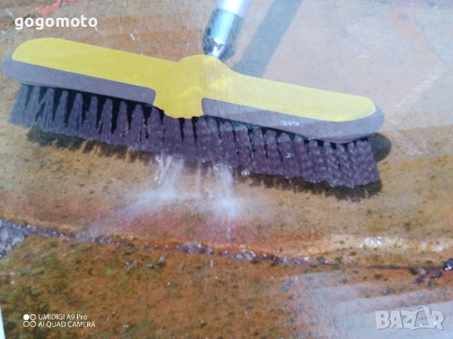 четка алуминиева , тескопична за водоструйка, водна метла