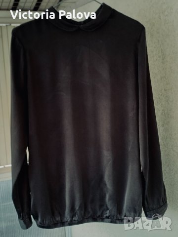 Блуза HUGO BOSS кралска коприна, снимка 2 - Блузи с дълъг ръкав и пуловери - 36028837