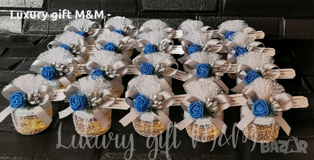 Подаръци за гости, подаръчета за гости, бурканчета с мед, снимка 2 - Подаръци за кръщене - 36079288