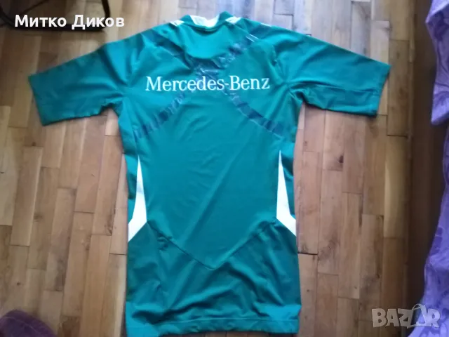 Германия маркова футболна тениска Адидас стреч Мерцедес 2012-2013г гости размер Л, снимка 8 - Футбол - 49624701