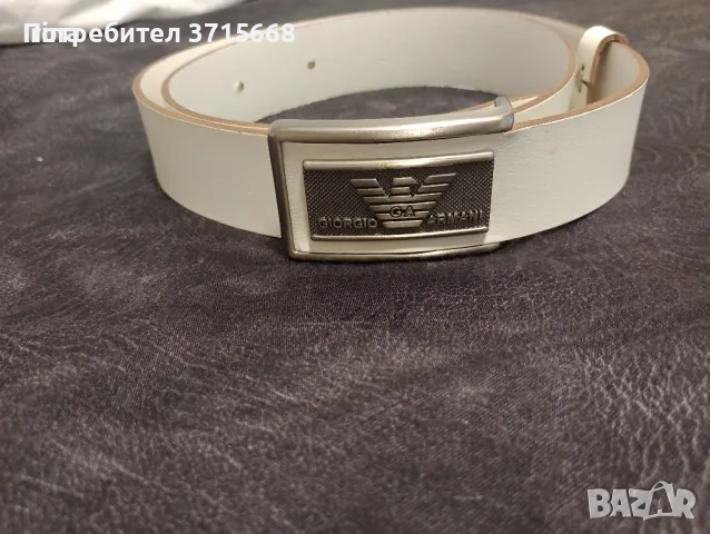 Кожен Колан ARMANI, снимка 6 - Колани - 51937411