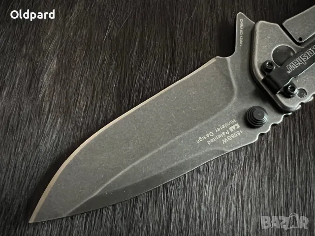 Мощен джобен сгъваем нож Kershaw Cryo 2 Hinderer Framelock (1556BW), снимка 4 - Ножове - 48694016