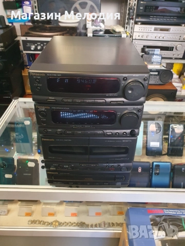 Аудиосистема Panasonic SA-CH350 В отлично техническо и визуално състояние. Лека забележка на касетит, снимка 2 - Аудиосистеми - 50782582