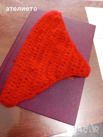 книгоразделител плетена прашка, забавен подарък за любителите на книги ,плетиво, снимка 4 - Детски книжки - 53643755