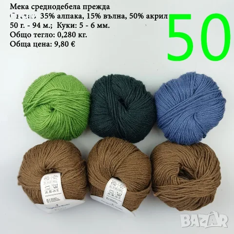 Евтини прежди в малки количества - нови и остатъци , снимка 11 - Други - 52042430
