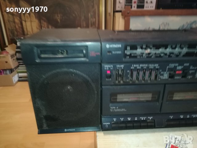 HITACHI-КАСЕТОФОН 2702241627, снимка 5 - Радиокасетофони, транзистори - 44496089