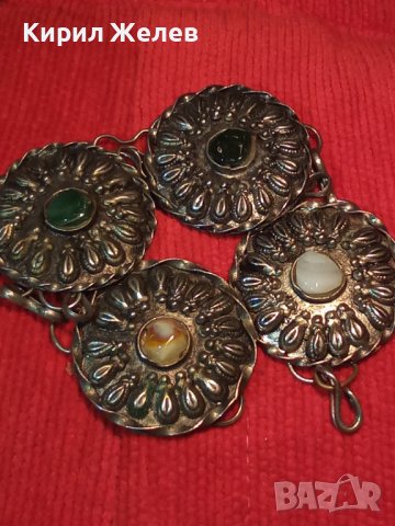 ЧАСТ от ВЪЗРОЖДЕНСКА САЧАН ГРИВНА с НЕФРИТ ОСМАНСКА 3607, снимка 2 - Антикварни и старинни предмети - 29556060