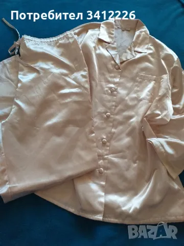 Сатенена пижама Details  L зимна, снимка 5 - Пижами - 48054856