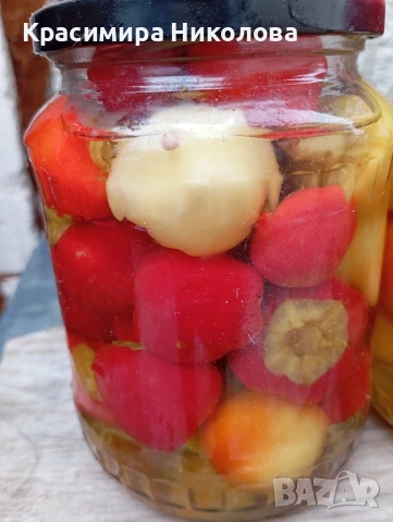 пуешко буркани,люти чушки,сладко, снимка 5 - Домашни продукти - 53661314