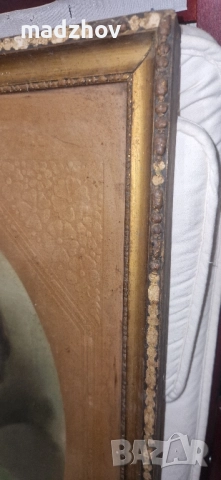 Голям овален портрет, снимка 15 - Антикварни и старинни предмети - 51857838