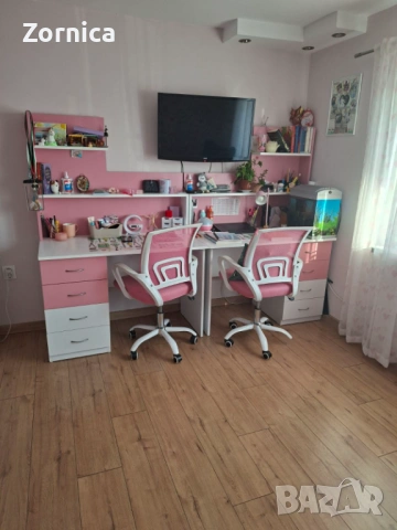 Поръчково обзавеждане за момичешка детска стая, с тайно скривалище, снимка 3 - Спални и легла - 53140371
