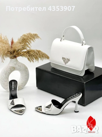 Prada дамски обувки, снимка 18 - Дамски обувки на ток - 53702433