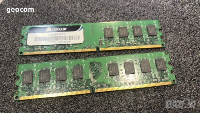 4GB (2x2GB) DDR2 CorsAir PC2-6400U (800Mhz,CL-5,КИТ), снимка 3 - RAM памет - 53532817