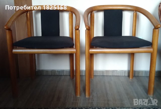 Трапезни датски ретро столове комплект 2 бр., снимка 1 - Столове - 41100117