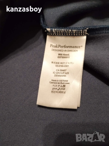 peak performance will hood. - мъжко горнище КАТО НОВО 2XL, снимка 6 - Спортни дрехи, екипи - 52806239
