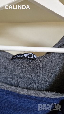 Плетена синя рокля с качулка, снимка 5 - Рокли - 42388469