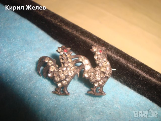 СТАРИННА СРЕБЪРНА СКЪПОЦЕННА БРОШКА ПЕТЛИ СРЕБРО 950 РЪЧНА МАЙСТОРСКА РЯДКА ИЗРАБОТКА 25147, снимка 8 - Антикварни и старинни предмети - 35805554