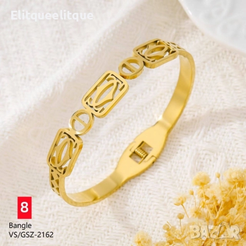 гривни от висококачествена стомана chanel hermes gucci, снимка 16 - Гривни - 52185539