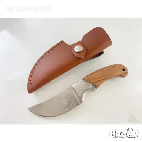 USA Hunting Club Knife Ловен нож масивен фултанг с кожена кания