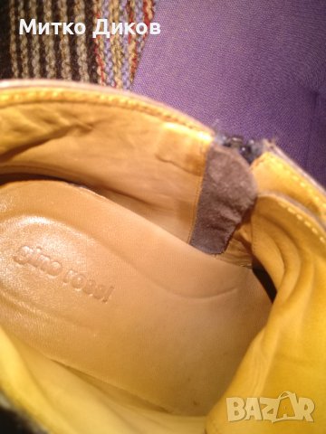 Ginno Rossi маркови обувки боти естествена кожа №41 стелка 26см, снимка 15 - Мъжки боти - 39435719
