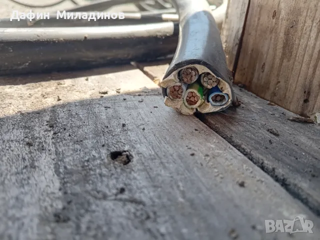 Силов меден кабел NYY - J 5×25mm2, снимка 8 - Кабели - 49721306