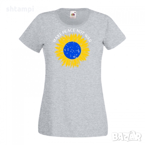 Дамска тениска MAKE PEACE NOT WAR,Украйна,Спрете Войната, снимка 3 - Тениски - 36114062